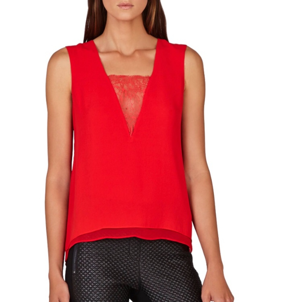 BCBGMAXAXRIA Mishelle sleeveless blouse XS